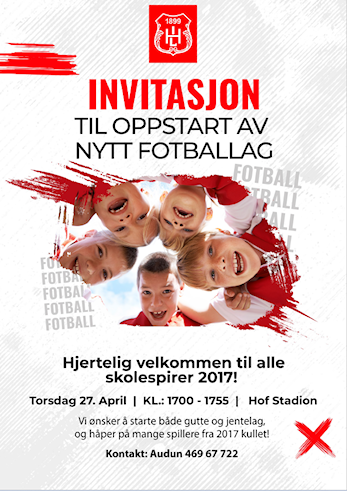 Oppstart nytt fotballlag
